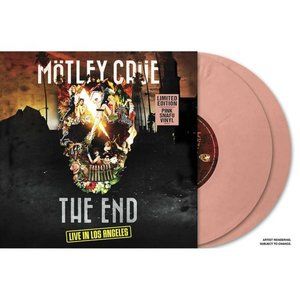 Motley Crue The End 2-LP ~ Ltd Ed Colored Vinyl (Pink Snafu) ~ New/Sealed!